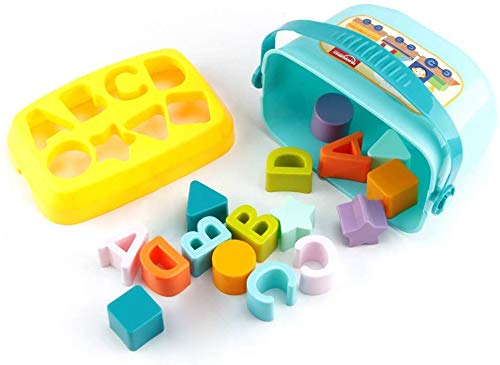 Baby’s First Shape Sorting Blocks – 16 pcs Educational Toy