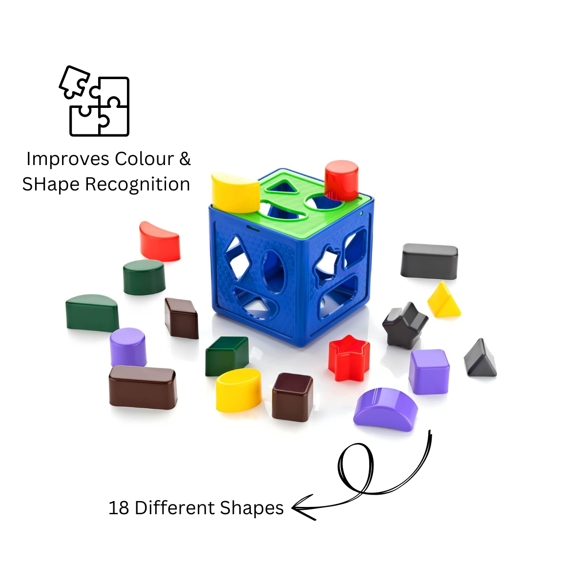 Educational Color & Shape Recognition Toy for Kids