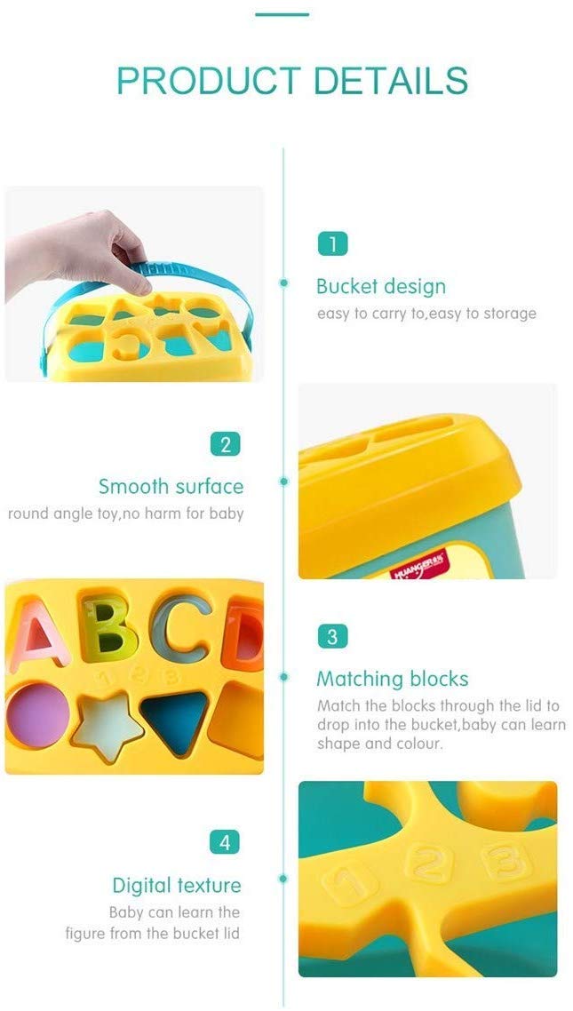 Fun Shape Sorting Box for Kids – Motor Skills Development