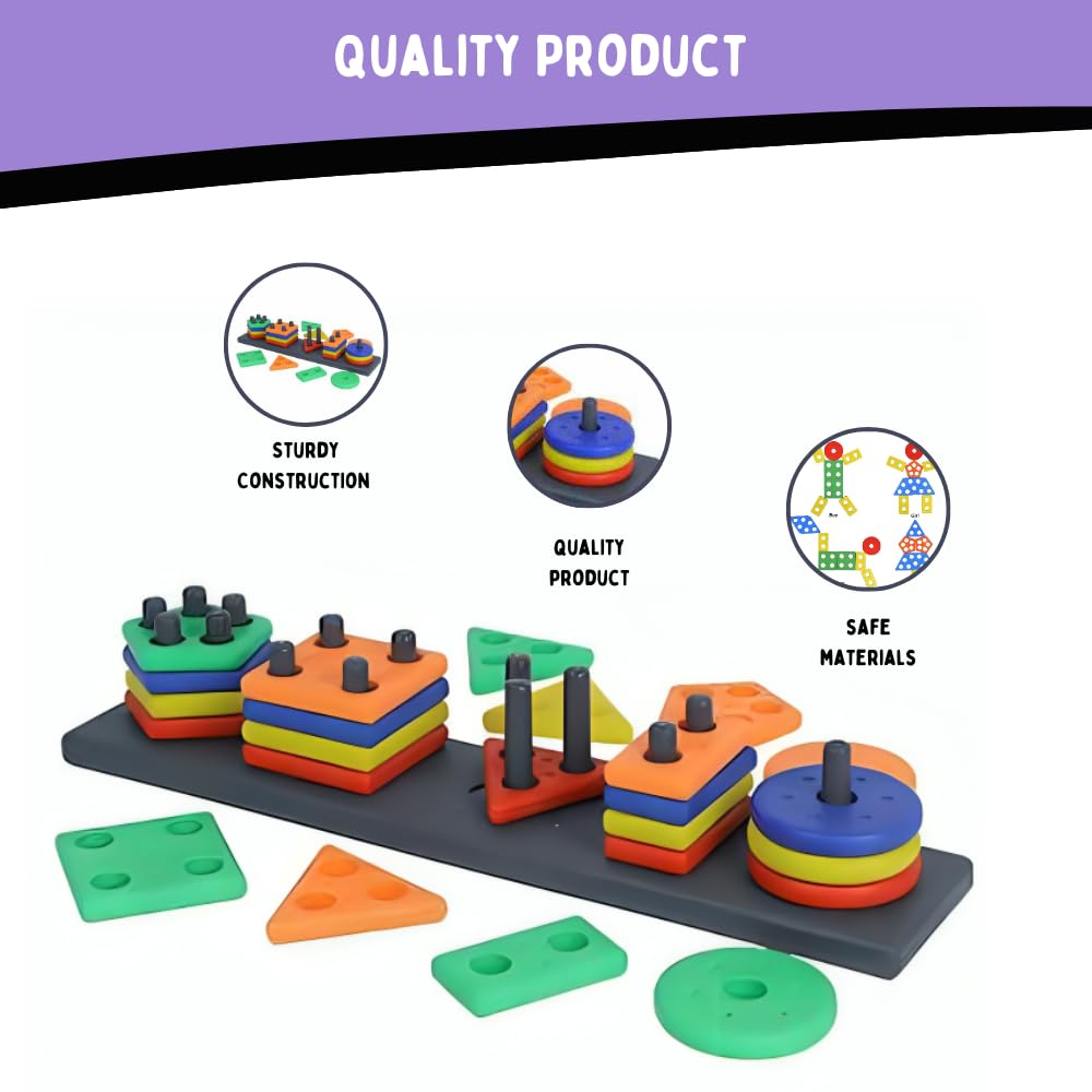 Geometric Shape Sorter Toy Features